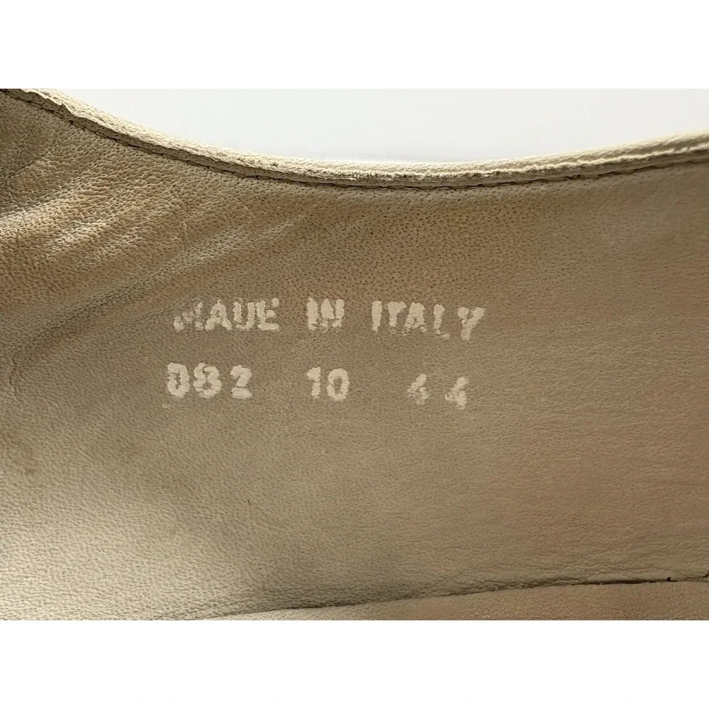 Paul Smith Dip-Dyed Leather Brogue Wingtip Oxfords US 10M EU 44 Faint Mint Green